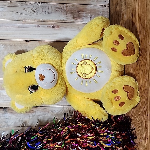 BAB Build A Bear Care Bear Yellow Funshine 18" Bear Stuffed 2016 - Picture 4 of 6
